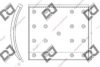 ISUZU 1471158590 Brake Lining, drum brake